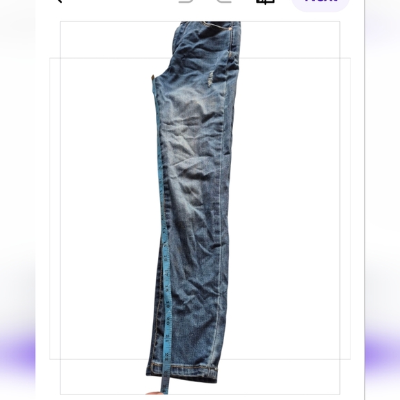 Jordache Slim Distressed Skinny Jeans - Picture 4 of 6